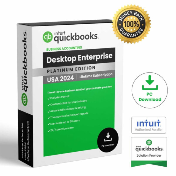 Intuit QuickBooks Enterprise Solutions 2024 v24.0 R4 (US)Lifetime